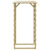 2 db impregnált fenyőfa pergola tetővel 100 x 90 x 200 cm
