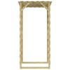 2 db impregnált fenyőfa pergola tetővel 100 x 90 x 200 cm