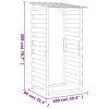 2 db impregnált fenyőfa pergola tetővel 100 x 90 x 200 cm