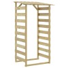 3 db impregnált fenyőfa pergola tetővel 100 x 90 x 200 cm