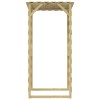3 db impregnált fenyőfa pergola tetővel 100 x 90 x 200 cm