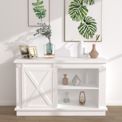 Fehér szénacél mini tolóajtós szekrény szerelék szett 152 cm