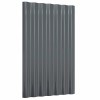 12 db antracitszürke horganyzott acél tetőpanel 60x36 cm