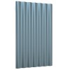 36 db szürke horganyzott acél tetőpanel 60x36 cm