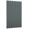36 db antracitszürke horganyzott acél tetőpanel 60x36 cm