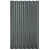 36 db antracitszürke horganyzott acél tetőpanel 60x36 cm