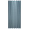 12 db szürke horganyzott acél tetőpanel 80x36 cm