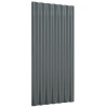 12 db antracitszürke horganyzott acél tetőpanel 80x36 cm