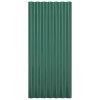 36 db zöld horganyzott acél tetőpanel 80 x 36 cm