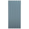 36 db szürke horganyzott acél tetőpanel 80x36 cm