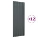 12 db antracitszürke porszórt acél tetőpanel 100 x 36 cm 12 db antracitszürke porszórt acél tetőpanel 100 x 36 cm