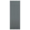 12 db antracitszürke horganyzott acél tetőpanel 100 x 36 cm