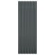 12 db antracitszürke porszórt acél tetőpanel 100 x 36 cm 12 db antracitszürke porszórt acél tetőpanel 100 x 36 cm
