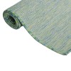 Türkizkék lapos szövésű kültéri szőnyeg 80 x 250 cm