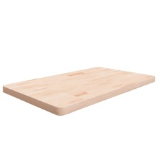 Kezeletlen tömör fa fürdőszobai pult 100 x 60 x 4 cm
