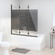 3 paneles fekete esg összecsukható zuhanyparaván 130 x 130 cm 3 paneles fekete esg összecsukható zuhanyparaván 130 x 130 cm