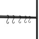 5 szintes fekete vas törölközőtartó létra 58 x 175 cm 5 szintes fekete vas törölközőtartó létra 58 x 175 cm