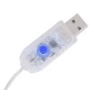 Akril rénszarvasos-szános karácsonyi dekoráció 320 led-del