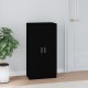 Fekete szerelt fa cipősszekrény 55 x 35 x 108 cm Fekete szerelt fa cipősszekrény 55 x 35 x 108 cm