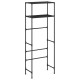 2 szintes fekete vas wc feletti tárolóállvány 53,5x28x143 cm 2 szintes fekete vas wc feletti tárolóállvány 53,5x28x143 cm