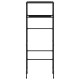 2 szintes fekete vas wc feletti tárolóállvány 53,5x28x143 cm 2 szintes fekete vas wc feletti tárolóállvány 53,5x28x143 cm