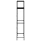 2 szintes fekete vas wc feletti tárolóállvány 53,5x28x143 cm 2 szintes fekete vas wc feletti tárolóállvány 53,5x28x143 cm