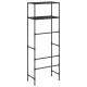 2 szintes fekete vas wc feletti tárolóállvány 53,5x28x143 cm 2 szintes fekete vas wc feletti tárolóállvány 53,5x28x143 cm