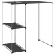 2 szintes fekete mosógép feletti tárolóállvány 87x55x90,5 cm 2 szintes fekete mosógép feletti tárolóállvány 87x55x90,5 cm