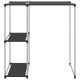 2 szintes fekete mosógép feletti tárolóállvány 87x55x90,5 cm 2 szintes fekete mosógép feletti tárolóállvány 87x55x90,5 cm