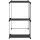2 szintes fekete mosógép feletti tárolóállvány 87x55x90,5 cm 2 szintes fekete mosógép feletti tárolóállvány 87x55x90,5 cm