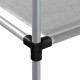 2 szintes szürke mosógép feletti tárolóállvány 87x55x90,5 cm 2 szintes szürke mosógép feletti tárolóállvány 87x55x90,5 cm