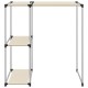2 szintes krémszínű mosógép feletti tárolóállvány 87x55x90,5 cm 2 szintes krémszínű mosógép feletti tárolóállvány 87x55x90,5 cm