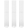 3 db kör alakú horganyzott acél gabion magaságyás ø30 x 200 cm