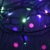 Színes pasztell fényű pvc led-füzér 400 led-del 40 m