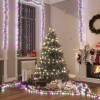 Színes pasztell fényű fürtös pvc led-szalag 3000 led-del