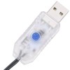 Színes pasztell fényű kompakt pvc led-szalag 400 led-del 13 m