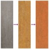 36 db rozsda színű corten acél tetőpanel 100x44 cm