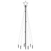 Színes fényű karácsonyfa tüskével 108 led-del 180 cm
