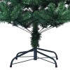 Zöld pvc műkarácsonyfa irizáló csúcsokkal 120 cm
