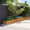 Corten acél kerti magaságyás 580 x 50 x 36 cm