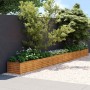 Corten acél kerti magaságyás 580 x 50 x 36 cm