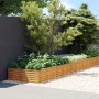 Corten acél kerti magaságyás 960x100x36 cm