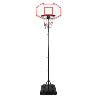 Fehér polietilén kosárlabda állvány 282-352 cm