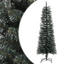 Zöld pvc vékony műkarácsonyfa állvánnyal 120 cm