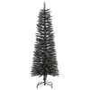Zöld pvc vékony műkarácsonyfa állvánnyal 120 cm
