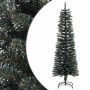 Zöld pvc vékony műkarácsonyfa állvánnyal 150 cm