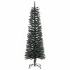 Zöld pvc vékony műkarácsonyfa állvánnyal 150 cm