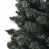 Zöld pvc vékony műkarácsonyfa állvánnyal 150 cm