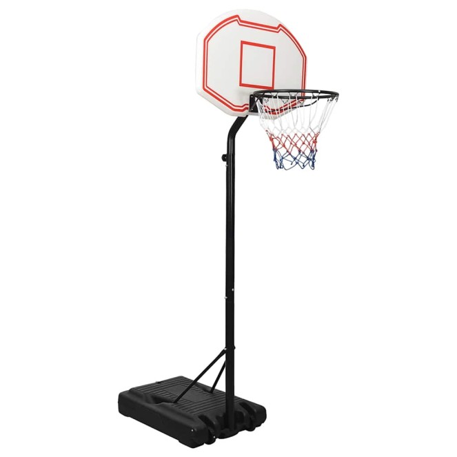 Fehér polietilén kosárlabda állvány 237-307 cm Fehér polietilén kosárlabda állvány 237-307 cm