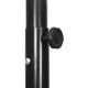 Fekete polietilén kosárlabda állvány 237-307 cm Fekete polietilén kosárlabda állvány 237-307 cm